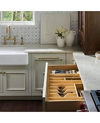 Rev-a-Shelf Trim to Fit Shallow Drawer Organizer, 33.13" x 22", 4WUTCT-36SH-1