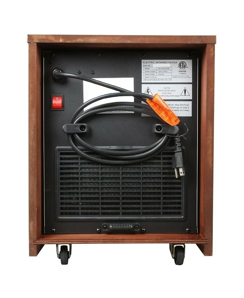 LifeSmart LifePro 6 Element 1500W Electric Infrared Quartz Indoor Space Heater