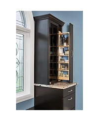 Rev-a-Shelf 6" Pullout Wall Filler w/ Soft-close, 36" Height, 432-WFBBSC36-6C