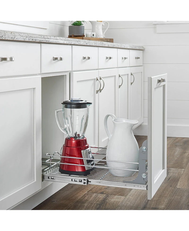 Rev-a-Shelf Kitchen Cabinet Pullout Shelf Organizer, 12 x 20 In, 5WB1-1220CR-1