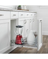 Rev-a-Shelf Kitchen Cabinet Pullout Shelf Organizer, 12 x 20 In, 5WB1-1220CR-1