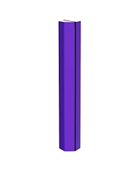 BalanceFrom Fitness Gymnastics Mat with Sectional Floor Balance Beam, Purple
