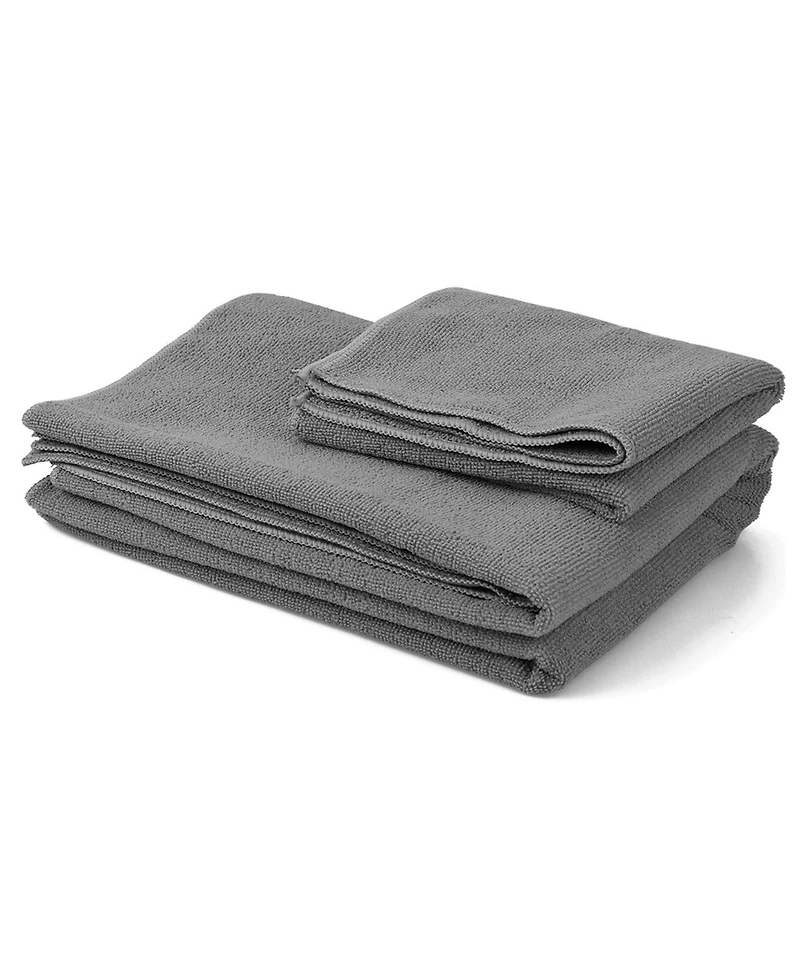 BalanceFrom 7 Piece Yoga Set, with Mat & Towel, Home Workout Equipment