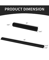 BalanceFrom Fitness All Purpose Mat with 8 Ft Balance Beam Gymnastic Set