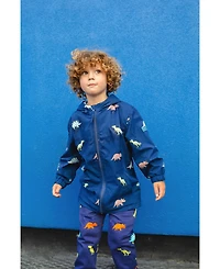 Holly and Beau Boys Color Changing Hooded Raincoat