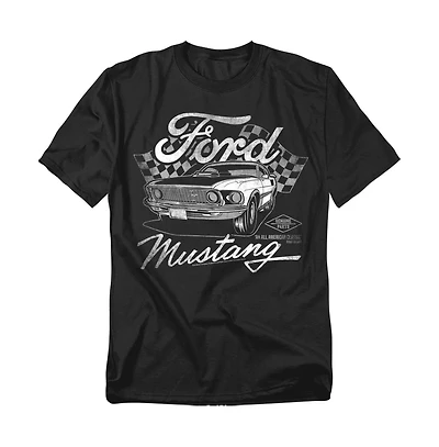 Mustang Men's Ford Flags T-Shirt