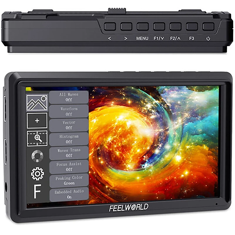 Feelworld S55 V2 5.5" Full Hd Camera Field Led Monitor, Supports 4K Hdmi
