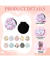 Gnuadz Magnetic Bookmarks Floral Reading Gift Women Office