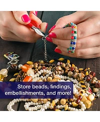 Bead Storage Solutions Elizabeth Ward Bead Storage Solutions Assorted Craft Supplies Organizer Tray
