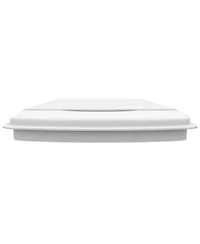 Rev-a-Shelf 50 qt. Trash Can Replacement Lid, White (Lid Only), Rv-50-lid-1-40