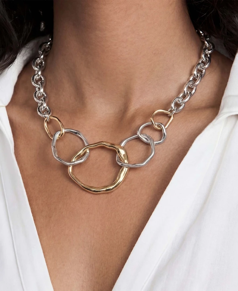 Ettika Interlocking Golden Chain Necklace