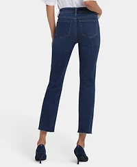 Nydj Petite Sheri Slim Ankle Jeans with Rolled Cuffs and Lift Tuck Technology