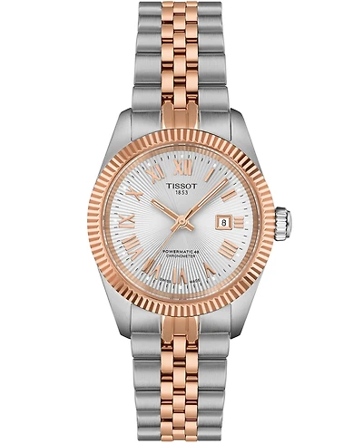Tissot Women's Ballade Power Two-Tone Stainless Steel Bracelet Watch, 30mm