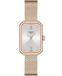 Tissot Women's Rose Gold Stainless Steel Bracelet Watch, 21.80mm
