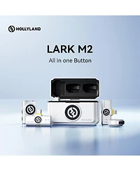 Hollyland Lark M2 2.4GHz 2-Person Wireless Combo Version Lavalier Microphone System