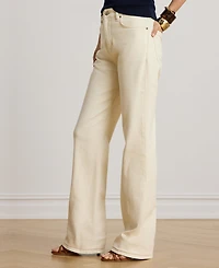 Lauren Ralph Women's High-Rise Straight Leg Denim Jeans
