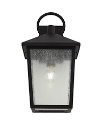 John Timberland Westmont 18"H Sand Black Outdoor Wall Light Set of 2