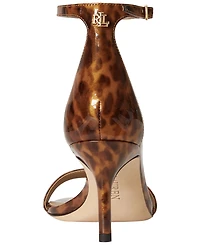 Lauren Ralph Women's Allie Ankle-Strap Mid-Heel Dress Sandals