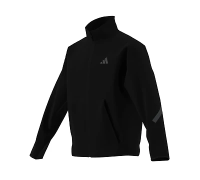 adidas Boys' 6-20 Woven Travel Cover Up Full-Zip Jacket