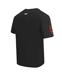 Pro Standard Men's Black San Francisco Giants Turn It Up Dropped Shoulder T-Shirt