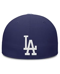 Nike Men's Royal Los Angeles Dodgers Dri-fit Round Bill True Fitted Hat
