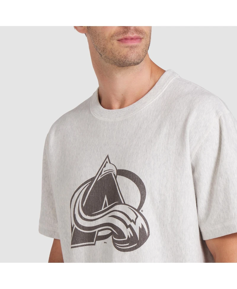 Fanatics Men's Cream Colorado Avalanche Made Canada T-Shirt