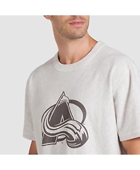 Fanatics Men's Cream Colorado Avalanche Made Canada T-Shirt