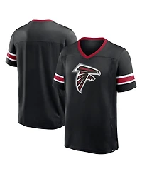 Fanatics Men's Black Atlanta Falcons Hometown Premium Hashmark V-Neck T-Shirt