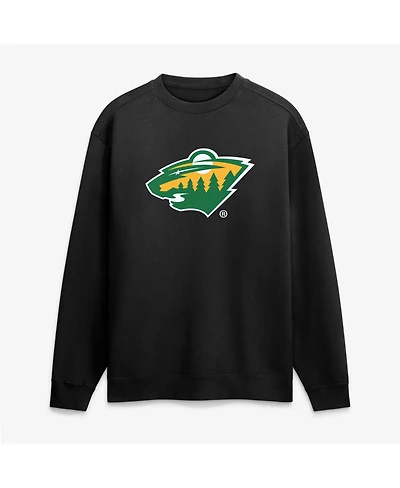 Fanatics Men's Black Minnesota Wild Competition Sweatshirt