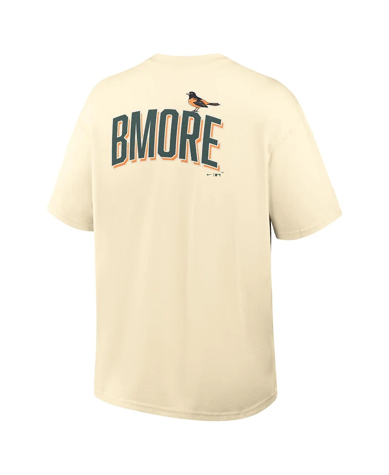 Nike Men's Cream Baltimore Orioles City Connect Max90 Pocket T-Shirt