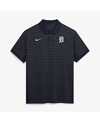 Nike Men's Navy Detroit Tigers Authentic Collection Striped Victory Dri-fit Polo Shirt