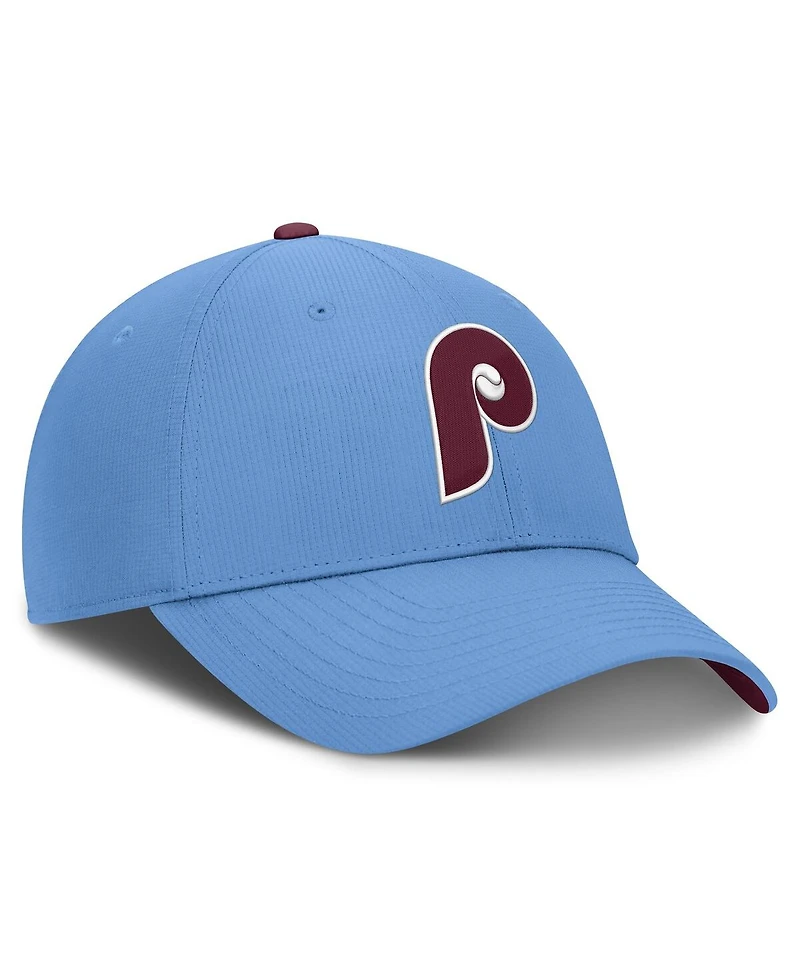 Nike Men's Light Blue Philadelphia Phillies Cooperstown Club Dri-fit Adjustable Hat