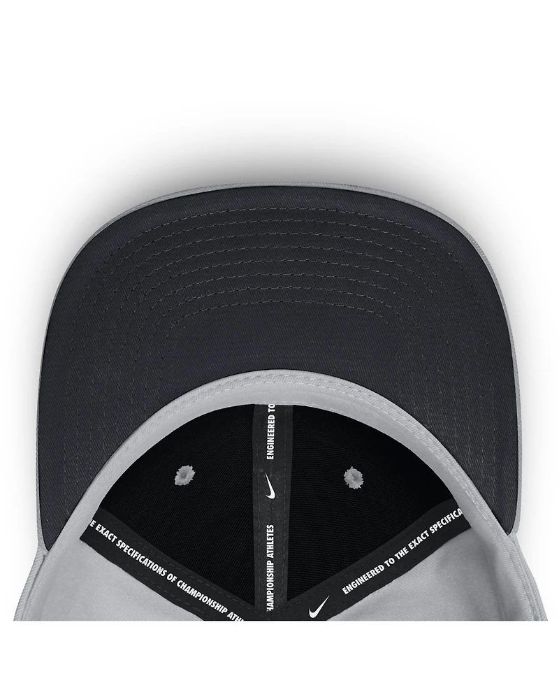 Nike Men's Gray Detroit Tigers Primetime Rise Dri-fit Flex Hat