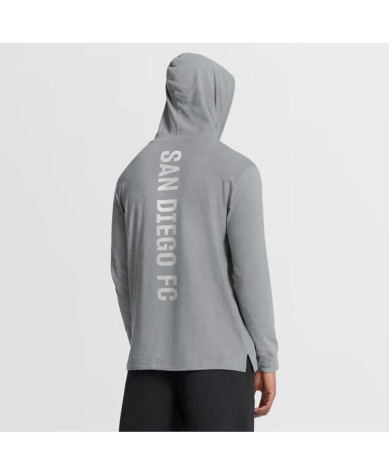 Fanatics Men's Gray San Diego Fc Unending Practice Transitional Slub Hoodie