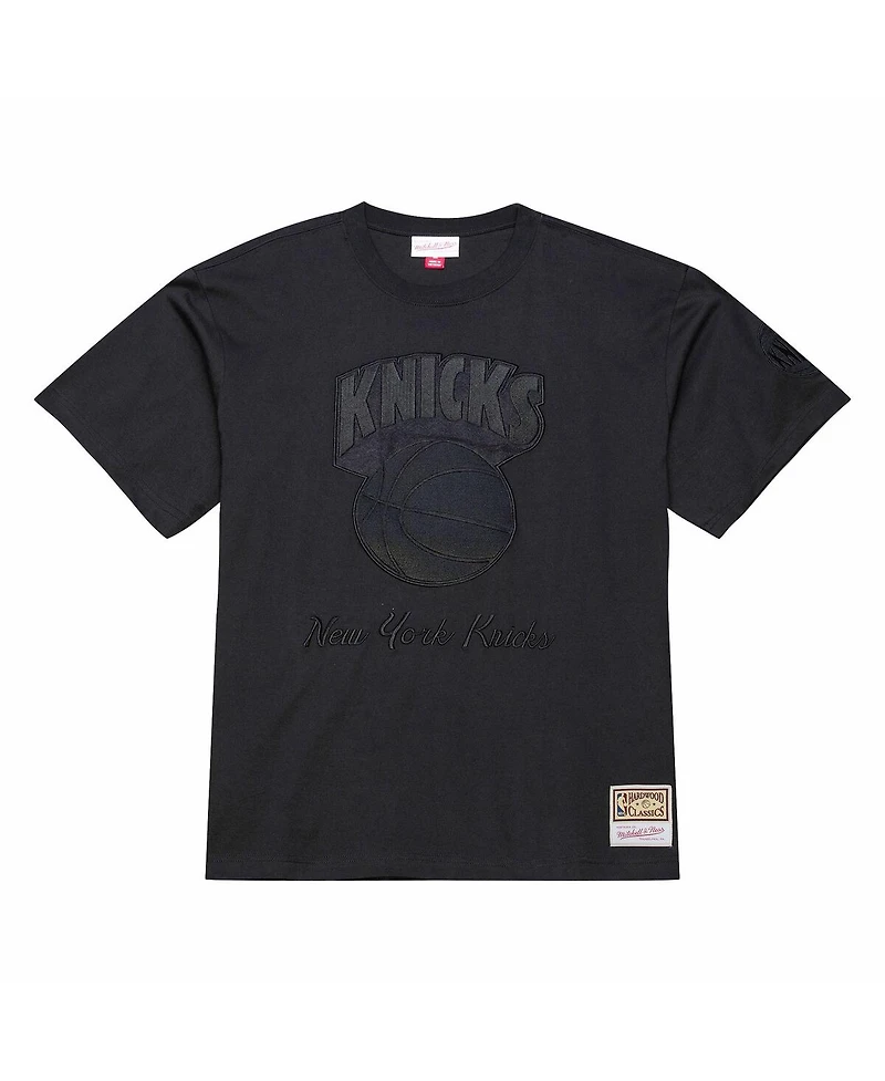 Mitchell & Ness Men's Black New York Knicks Hardwood Classics Phantom T-Shirt