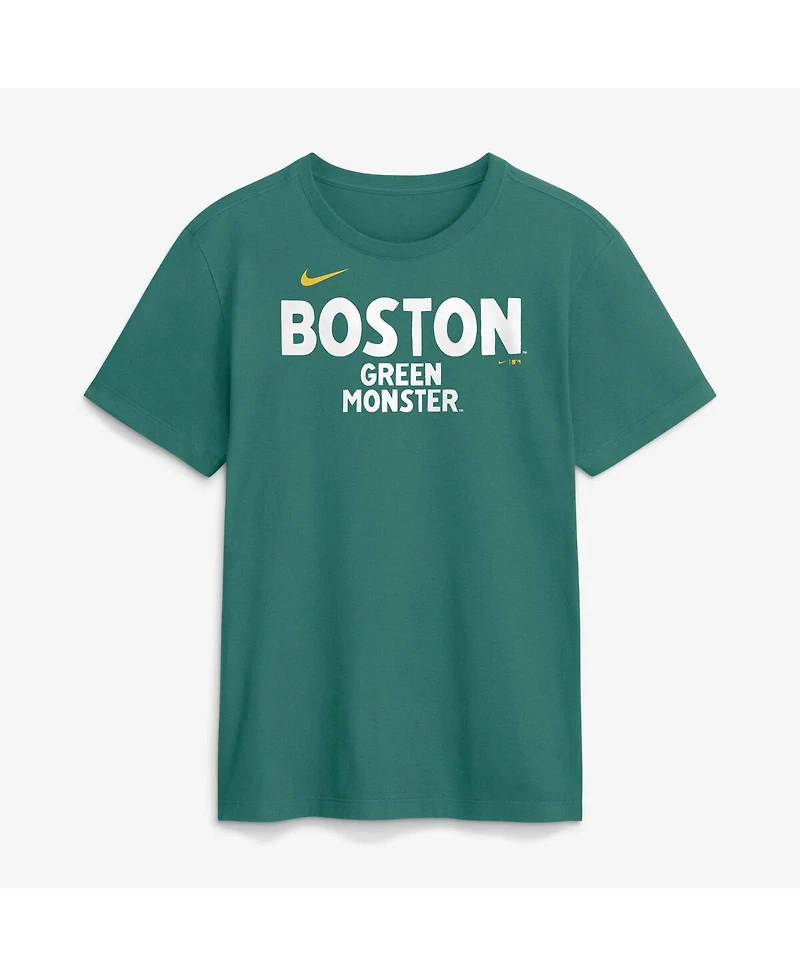 Nike Men's Green Boston Red Sox City Connect Wordmark T-Shirt