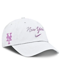 Nike Women's White New York Mets Mother's Day Club Adjustable Hat