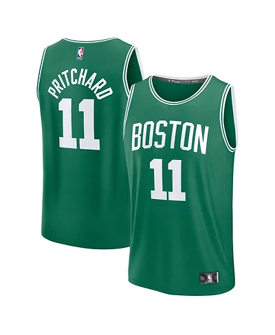 Fanatics Big Boys and Girls Payton Pritchard Green Boston Celtics Fast Break Replica Jersey - Icon Edition