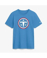 Nike Men's Light Blue Tennessee Titans Essential Logo T-Shirt