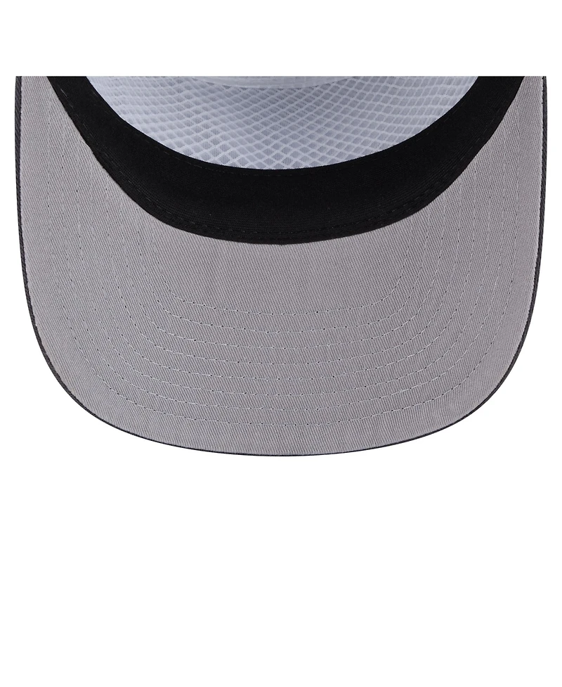 New Era Men's Charcoal Utah Mammoth Washed Patch 19TWENTY Trucker Adjustable Hat
