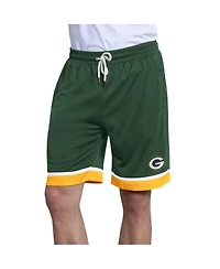 Starter Men's Green Green Bay Packers Power Play Mesh Shorts