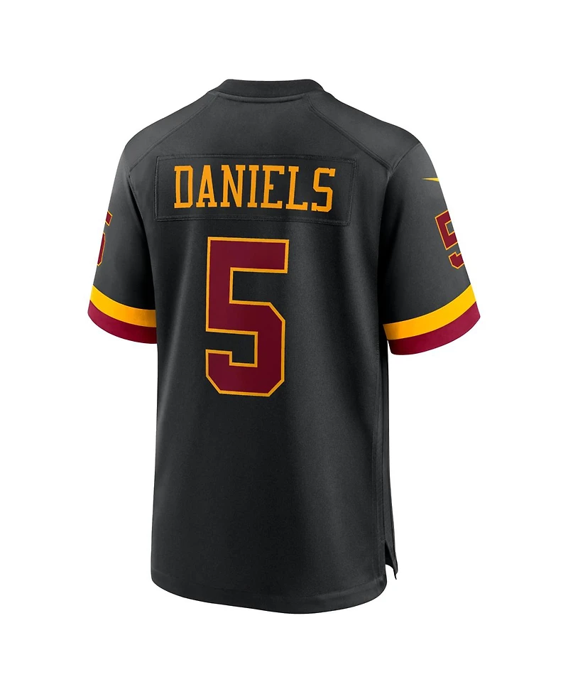 Nike Men's Jayden Daniels Black Washington Commanders Hail Raiser Alternate Game Jersey