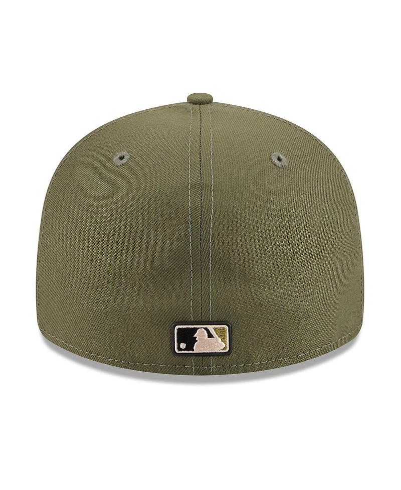 New Era Men's Olive Detroit Tigers 2026 Armed Forces Day Low Profile 59FIFTY Fitted Hat