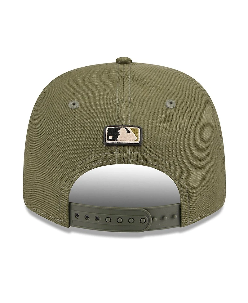 New Era Men's Olive Boston Red Sox 2026 Armed Forces Day 9SEVENTY Adjustable Hat
