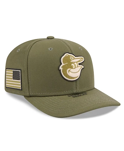 New Era Men's Olive Baltimore Orioles 2026 Armed Forces Day 9SEVENTY Adjustable Hat