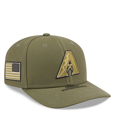 New Era Men's Olive Arizona Diamondbacks 2026 Armed Forces Day 9SEVENTY Adjustable Hat