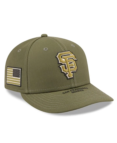 New Era Men's Olive San Francisco Giants 2026 Armed Forces Day Low Profile 59FIFTY Fitted Hat