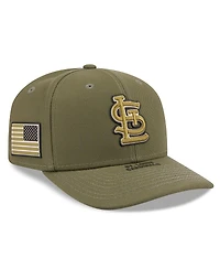 New Era Men's Olive St. Louis Cardinals 2026 Armed Forces Day 9SEVENTY Adjustable Hat