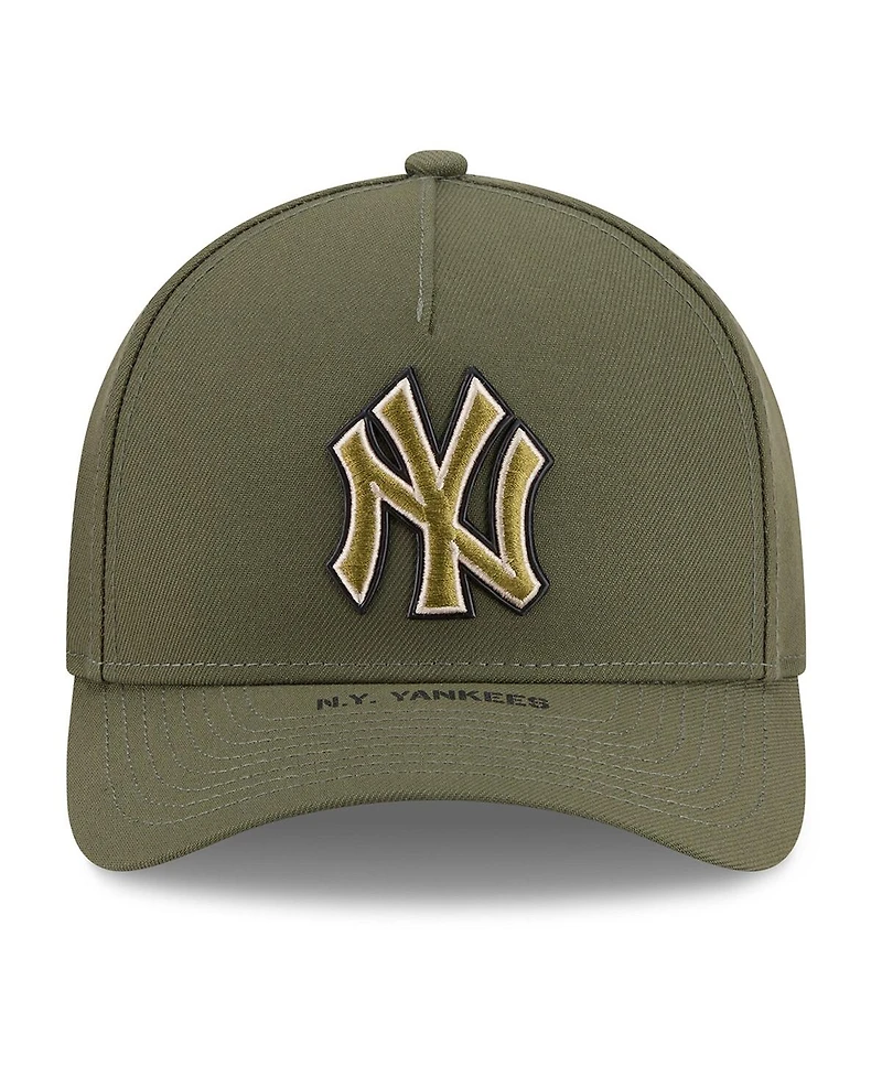 New Era Men's Olive New York Yankees 2026 Armed Forces Day 9FORTY Adjustable Hat