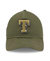 New Era Men's Olive Texas Rangers 2026 Armed Forces Day 9TWENTY Adjustable Hat